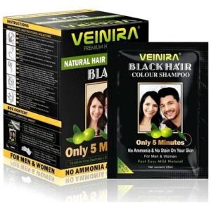 VEINIRA COLOUR SHAMPOO BLACK 25MLX10