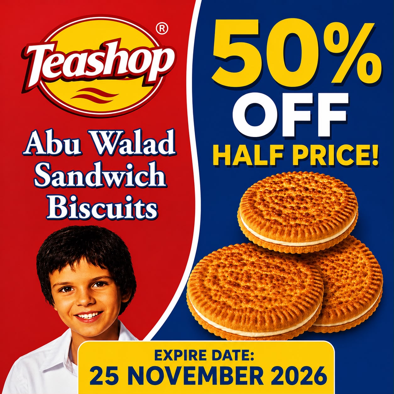 ABU WALAD BISCUITS 24X90G