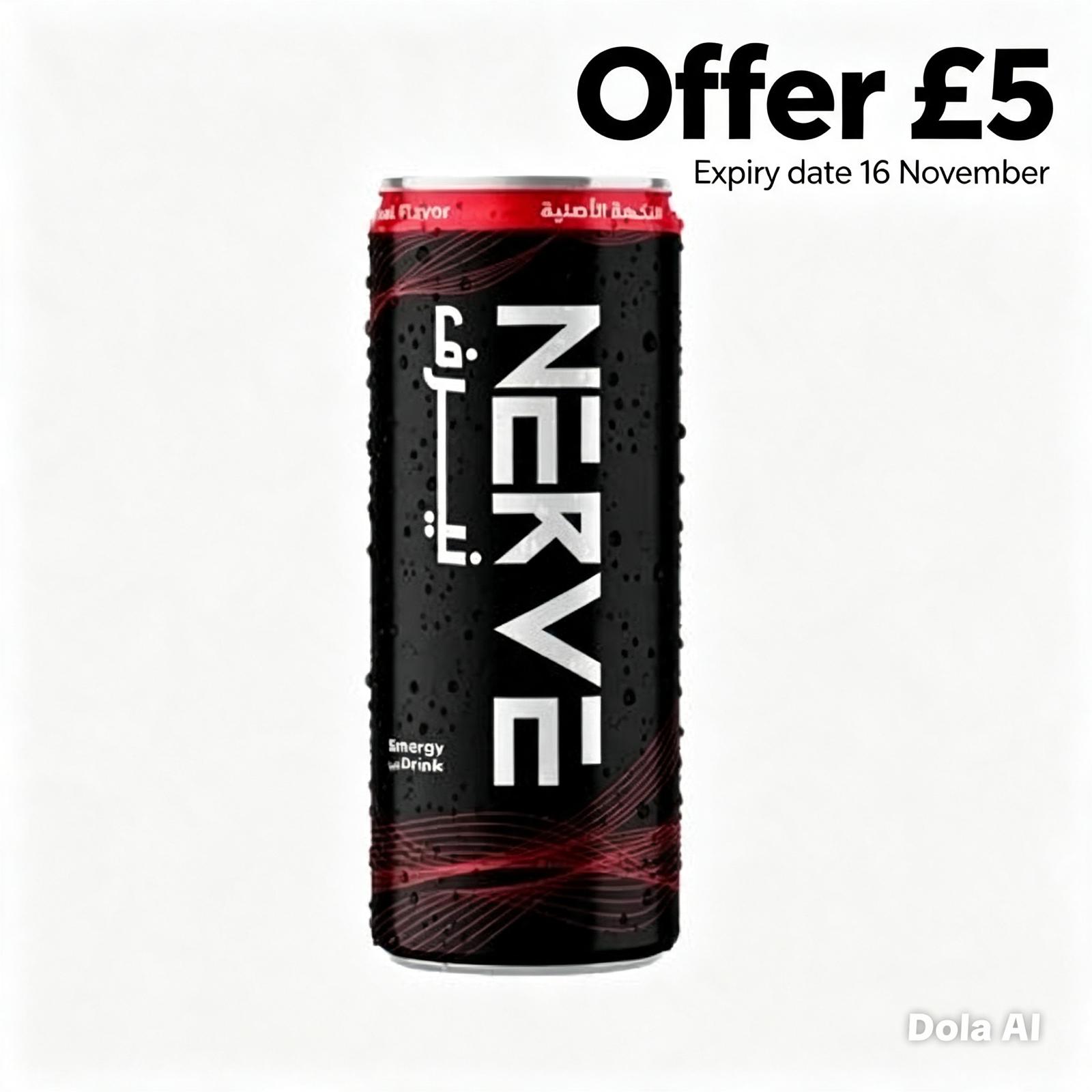 NERVE ENERGY DRINK 30X250ml + VAT