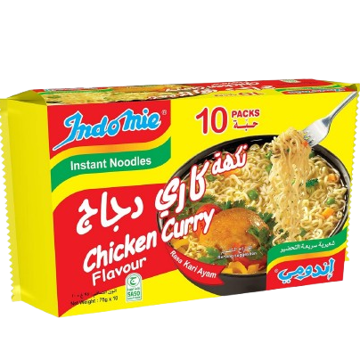 INDOMIE CHICKEN CURRY KSA 10PCSX6X75g