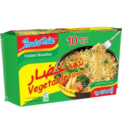 INDOMIE VEGETABLE KSA 10PCSX6X75g
