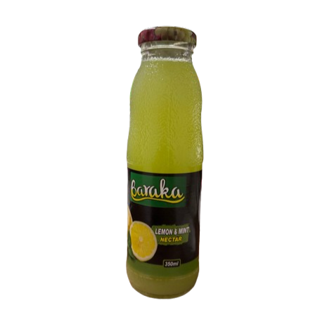 BARAKA LEMON & MINT NECTAR JUICE 24X330ml