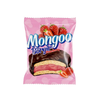 MONGO BORGIR STRAWBERRY SANDWICH 24X30gr