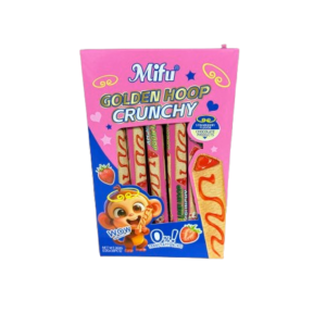MIFU HOOP CRUNCHY STRAWBERRY FALVOR 30X12GR