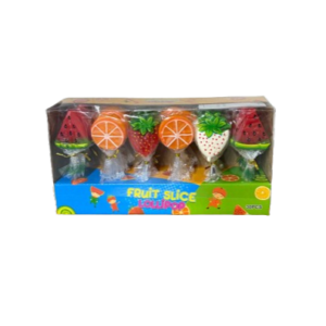 FRUIT SLICE LOLLIPOP 30PCS