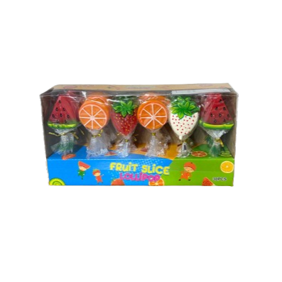 FRUIT SLICE LOLLIPOP 30PCS