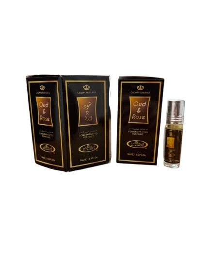 ALRHAB ROLL OUD & ROSE 6X6ML