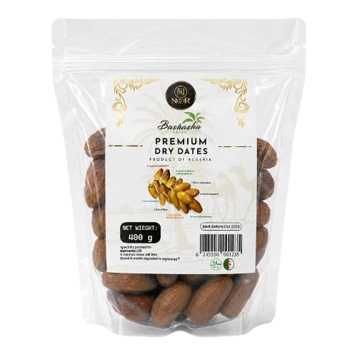 BASHASHA ALGERIAN DRIED DATES 16X400G