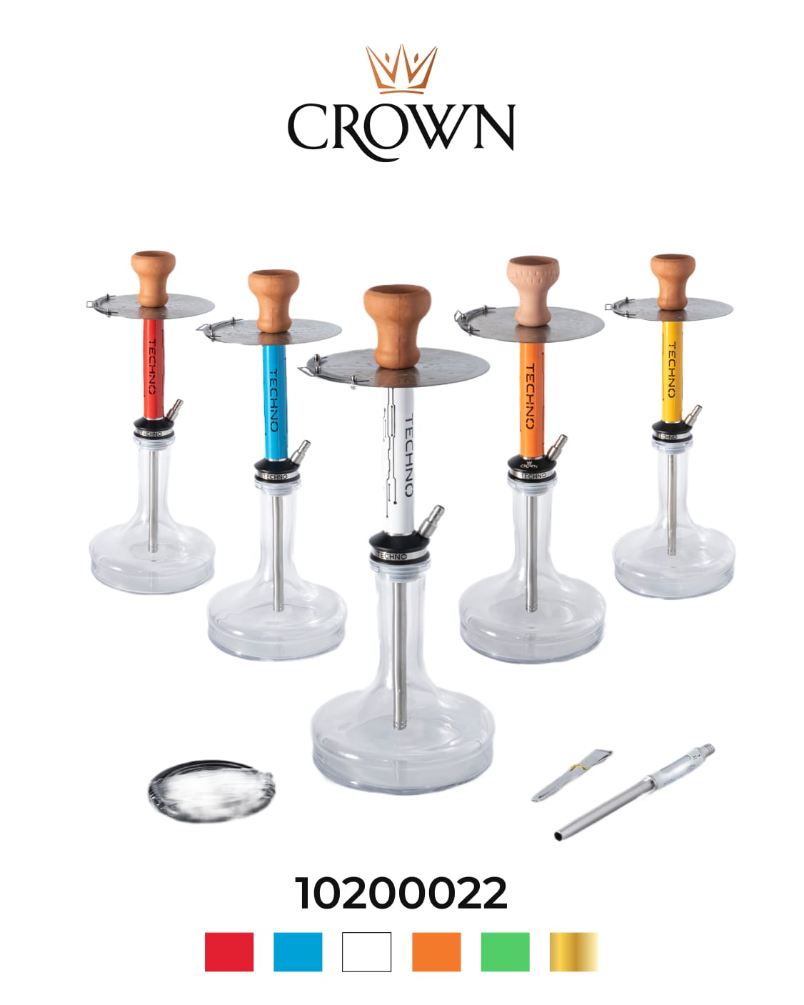 CROWN SHISHA HOOKAH 10200022