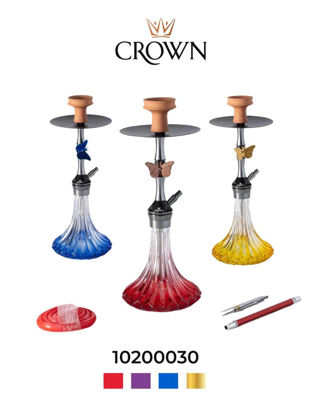 CROWN SHISHA HOOKAH 10200030