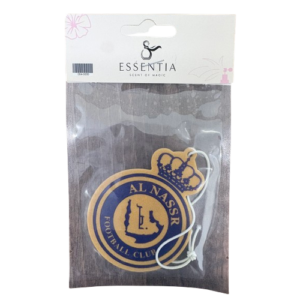 CAR HANGING AL NASSR FLAG AIR FRESHNER 1X1