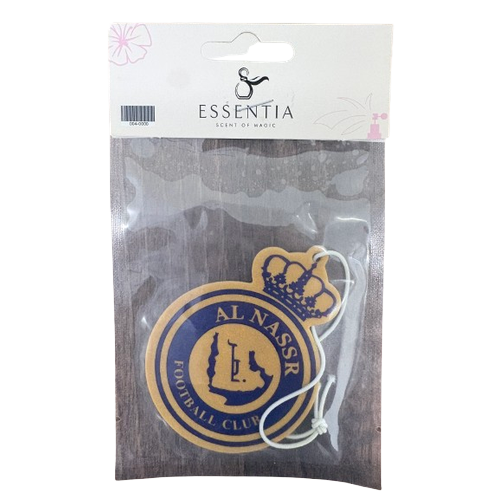 CAR HANGING AL NASSR FLAG AIR FRESHNER 1X1